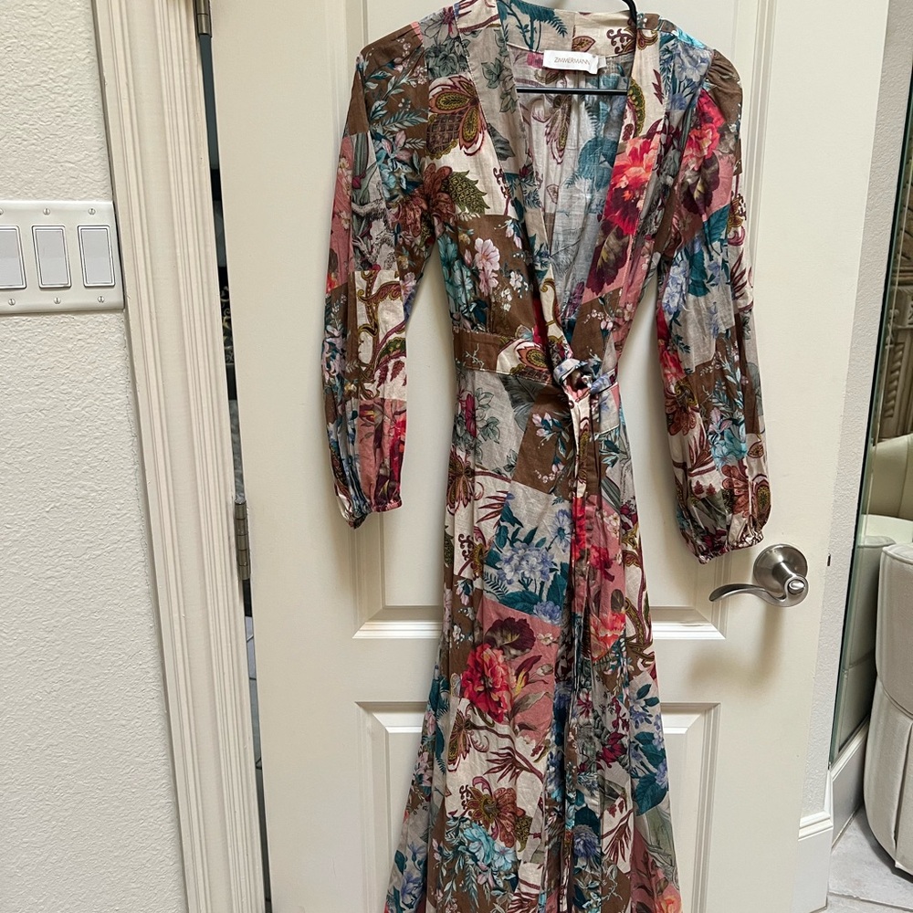 Floral Wrap Dress